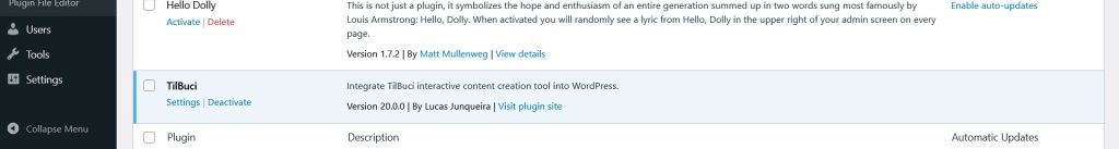 If you did not activate it during installation, click "Activate".